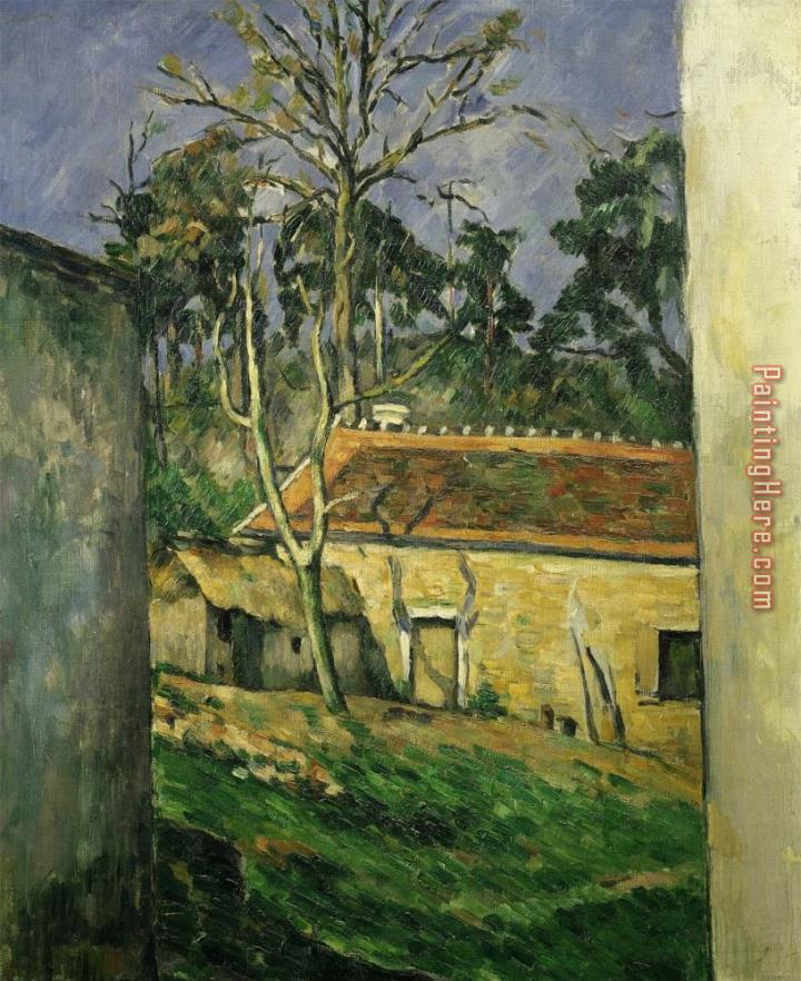 Paul Cezanne Cour De Ferme a Auvers Farmyard Auvers Sur Oise France 1879 80